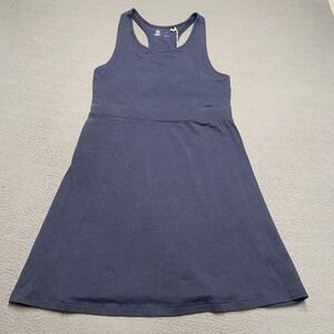 Tasc Performance Dress Womens Large Blue Rhythm Racerback Athleisure Tank Summer